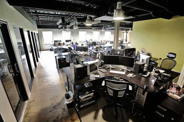 Modern office remodel by Nashville designers